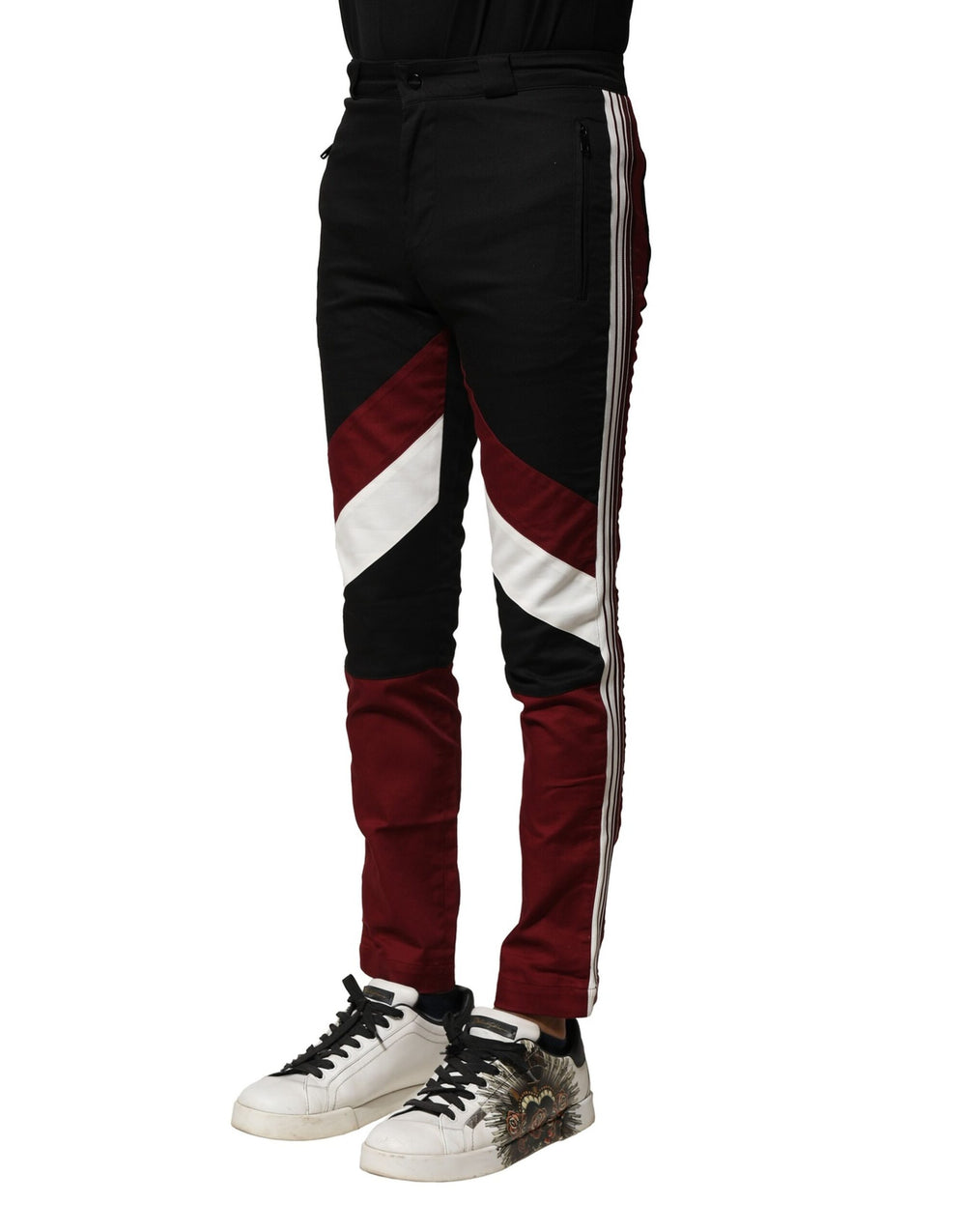 Dolce & Gabbana Multicolour Cotton Jogger Trousers