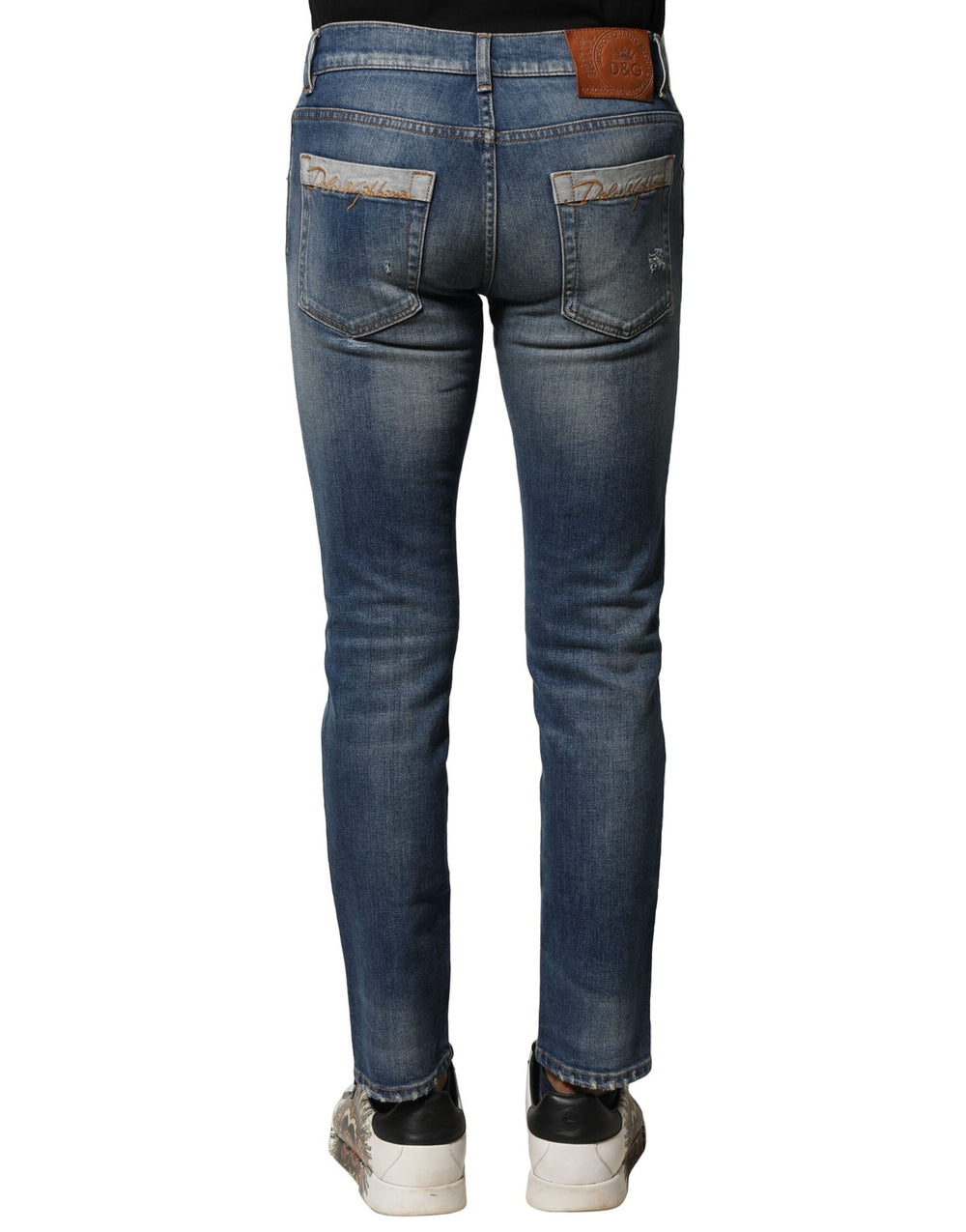 Dolce & Gabbana Slim Fit Jeans in Blue