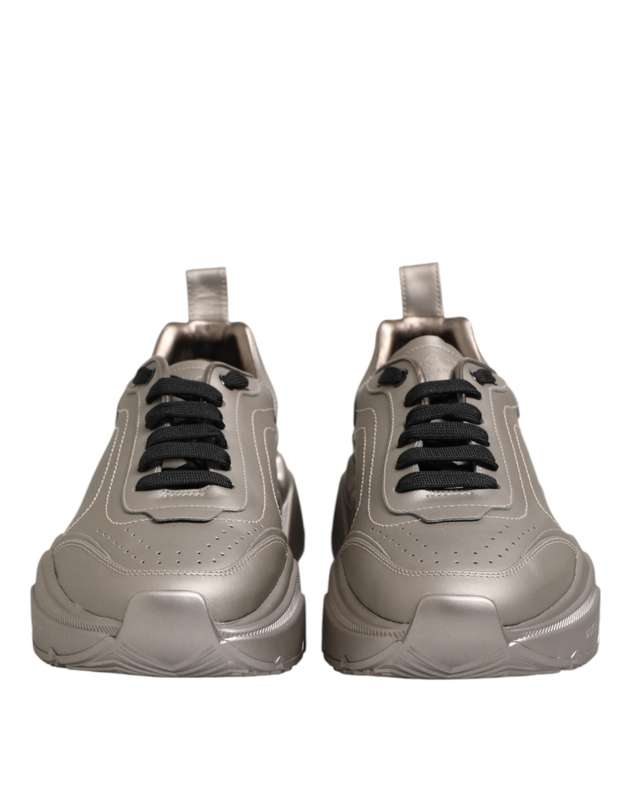 Dolce & Gabbana DAYMASTER Sneakers από δέρμα μοσχαριού σε Ασημί