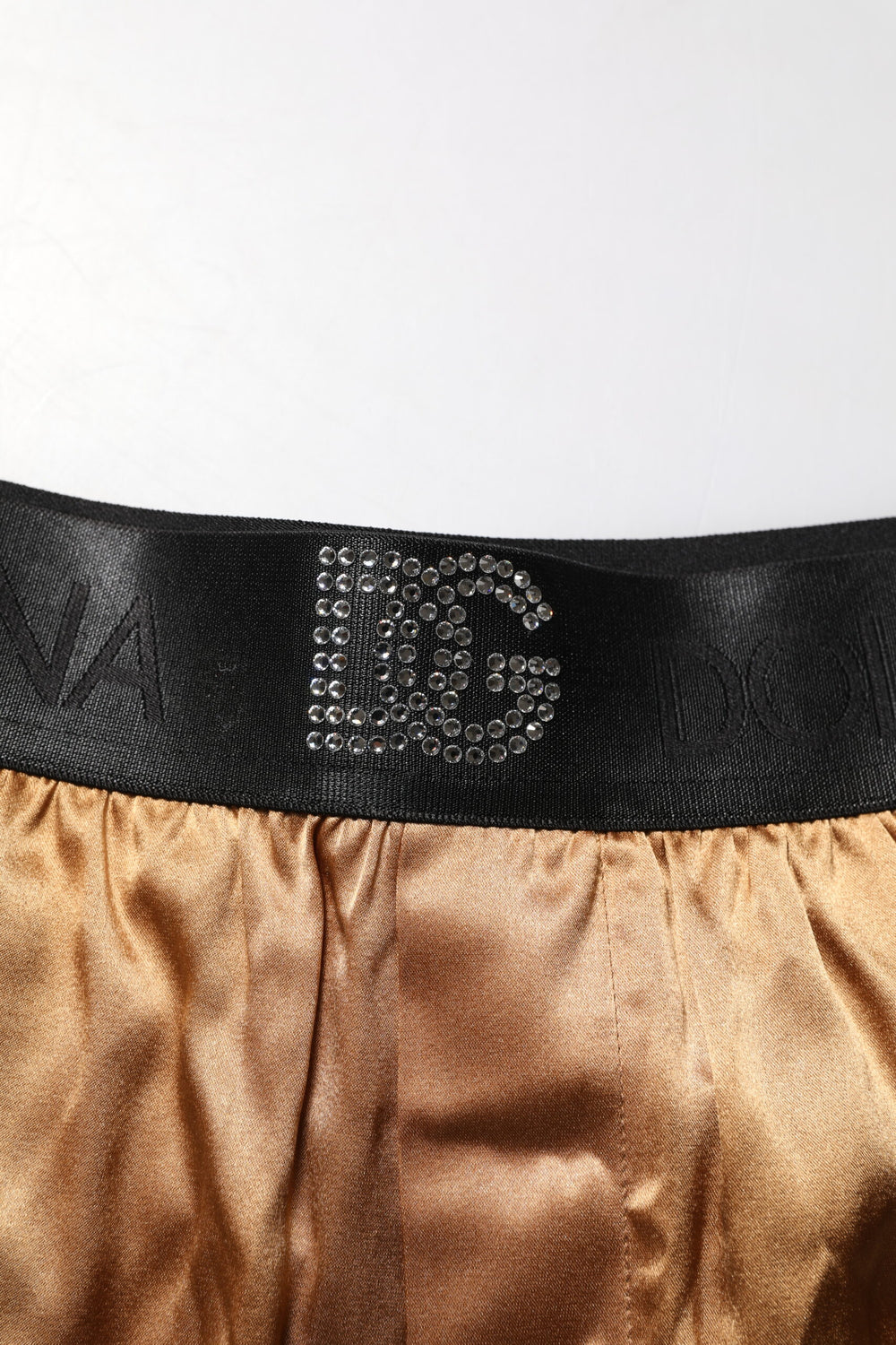 Dolce & Gabbana Silk Boxer Brief and Eye Mask Set in Beige