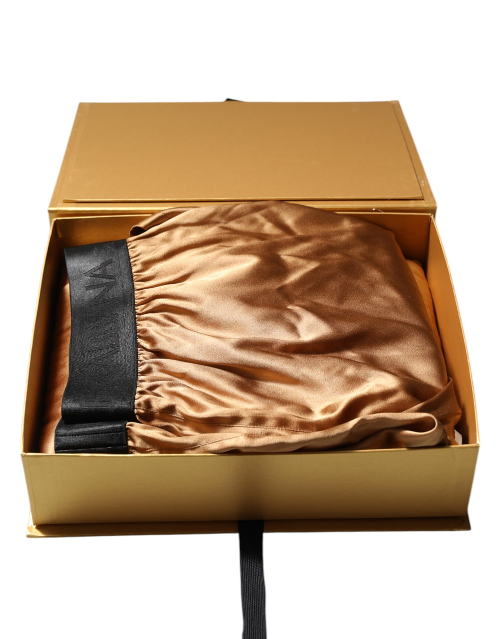 Dolce & Gabbana Silk Boxer Brief and Eye Mask Set in Beige