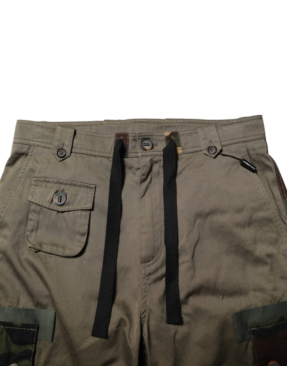 Dolce & Gabbana Cotton Camouflage Cargo Pants in Brown