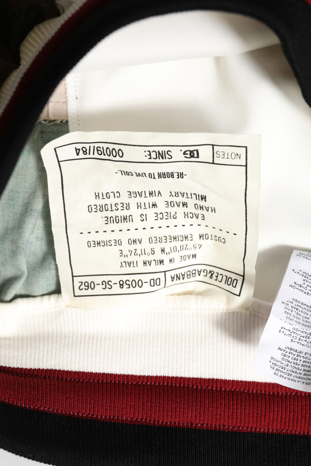 Dolce & Gabbana Patchwork Jogger Pants in White