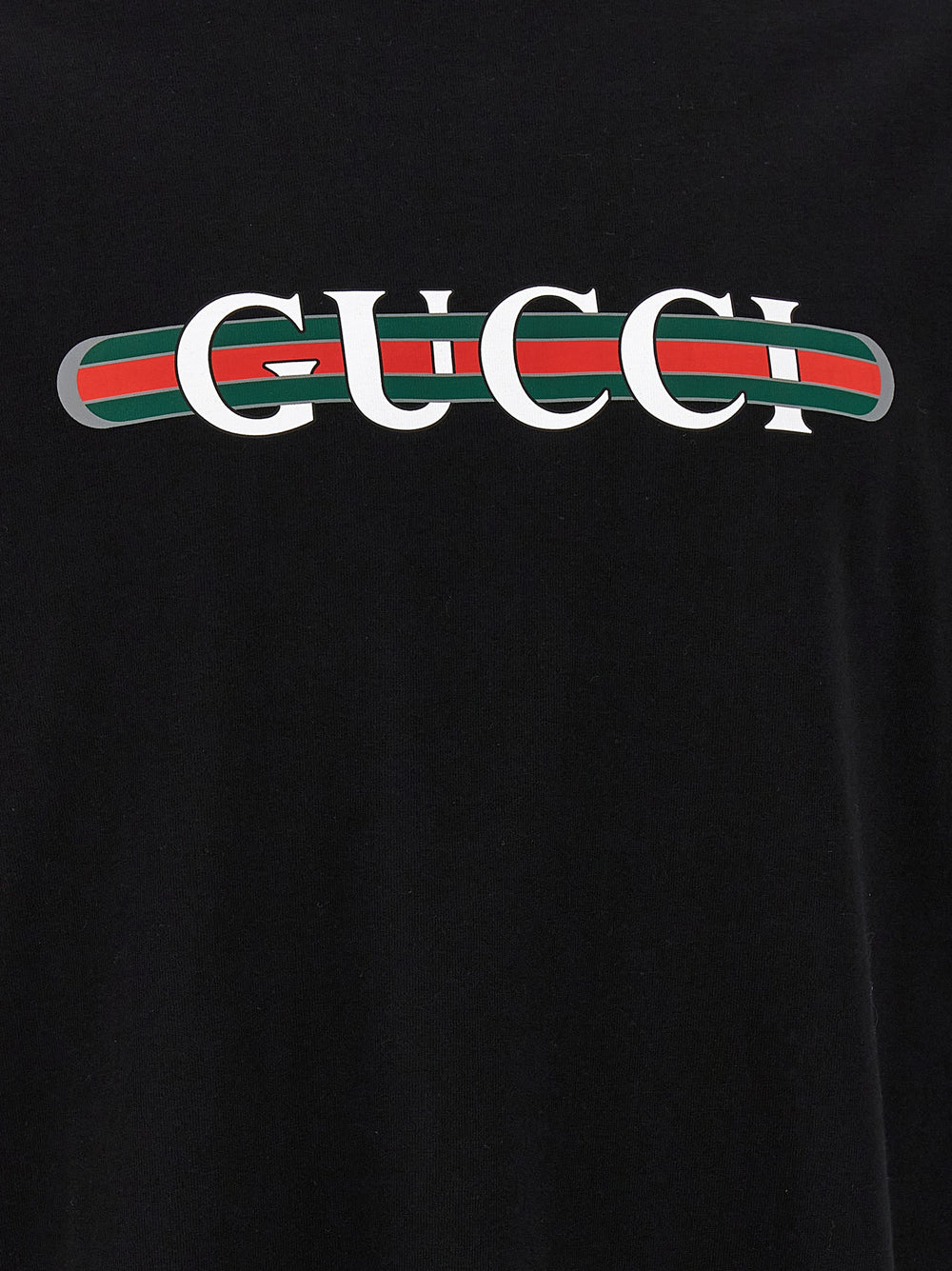 Gucci 100% Cotton T-Shirt in Black