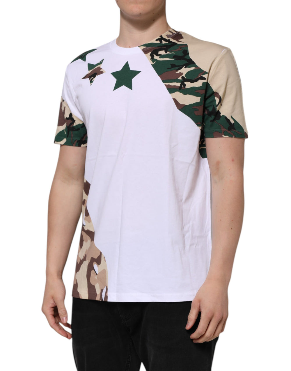 Dolce & Gabbana Cotton Crew Neck T-shirt in White