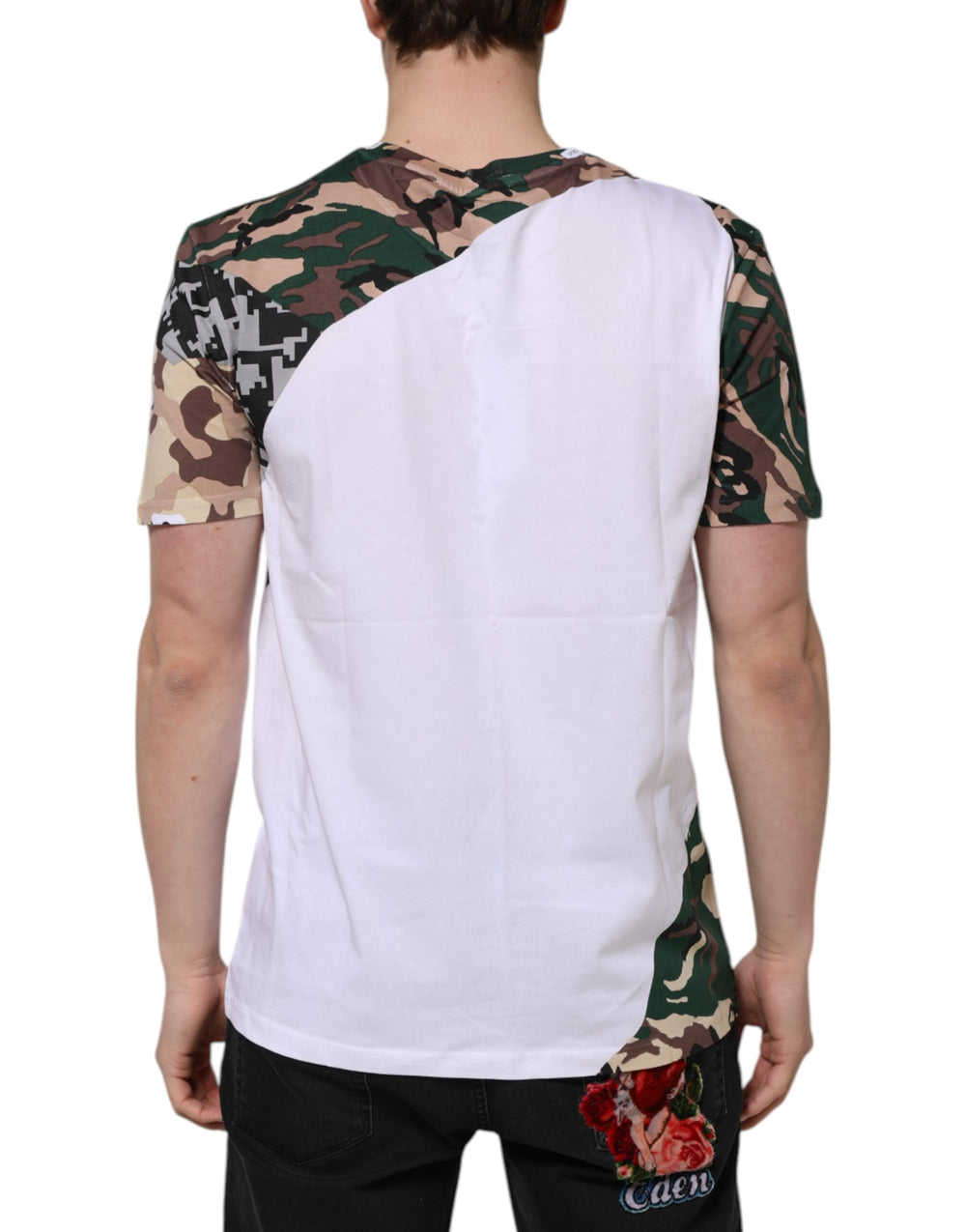 Dolce & Gabbana Cotton Crew Neck T-shirt in White