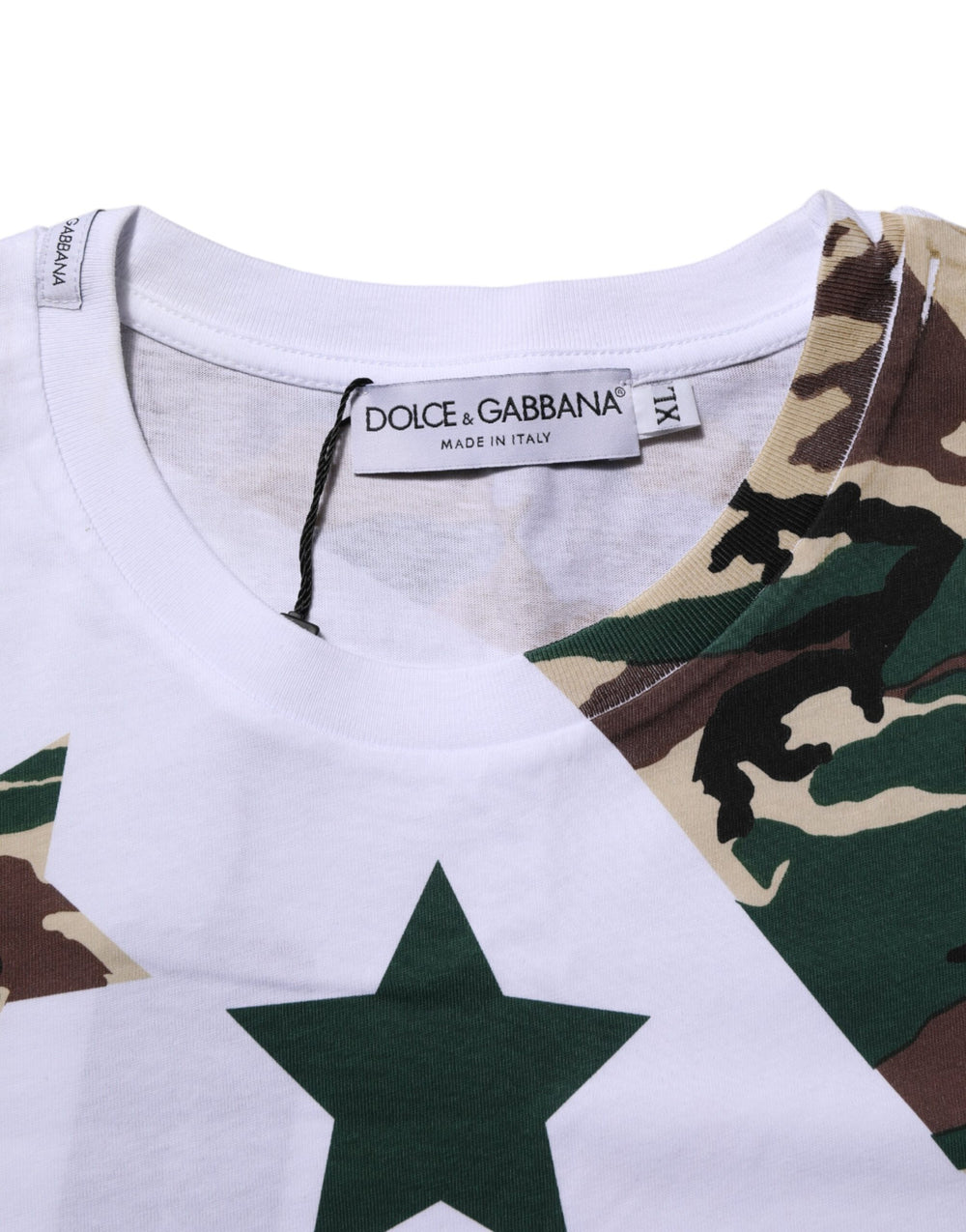 Dolce & Gabbana Cotton Crew Neck T-shirt in White