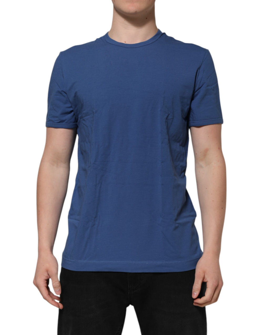 Dolce & Gabbana Cotton T-shirt in Royal Blue