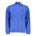 La Martina Blue Cotton Men's Embroidered Jersey Sweatshirt - Designer | Mens Edit