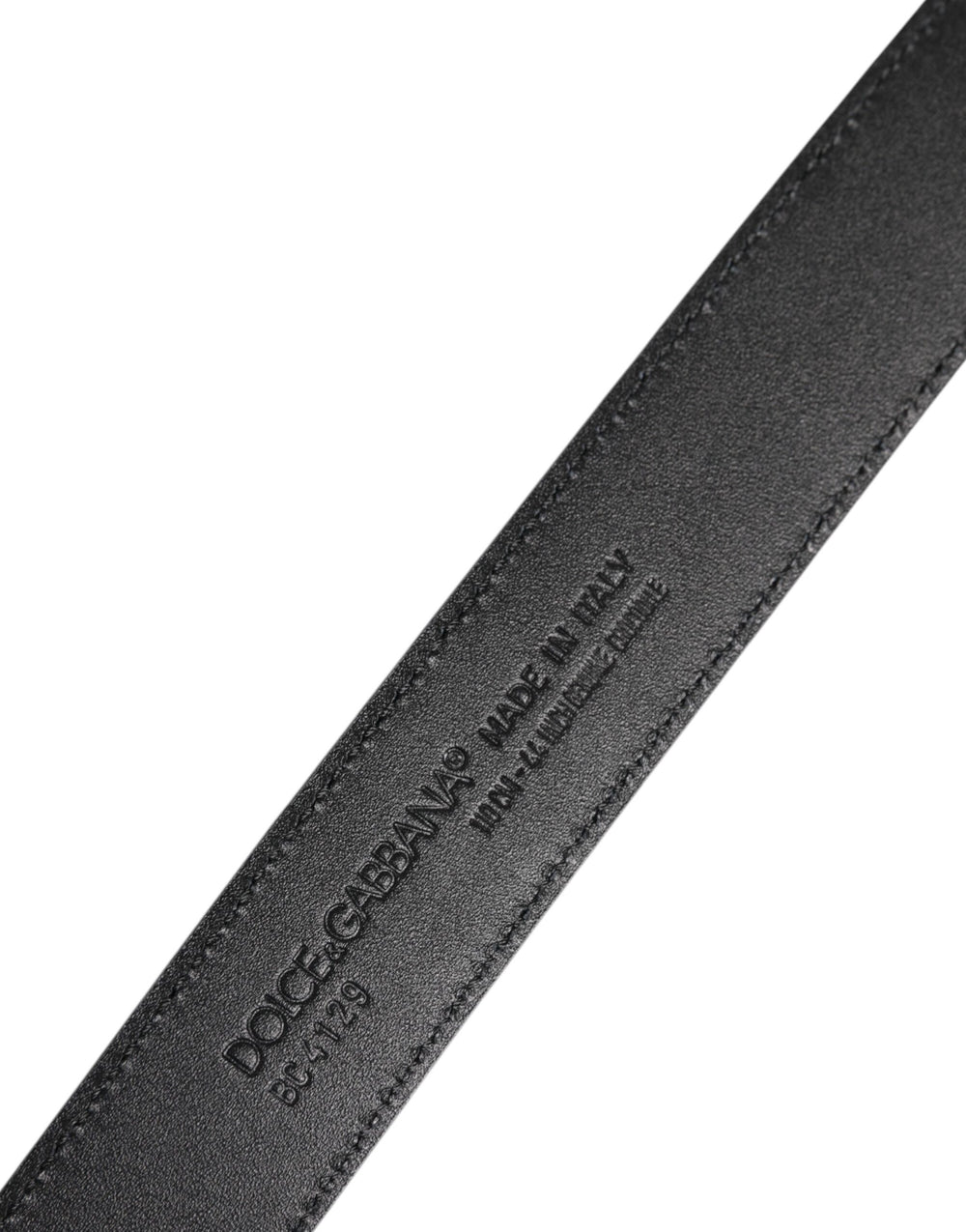 Dolce & Gabbana Leather Belt in Black