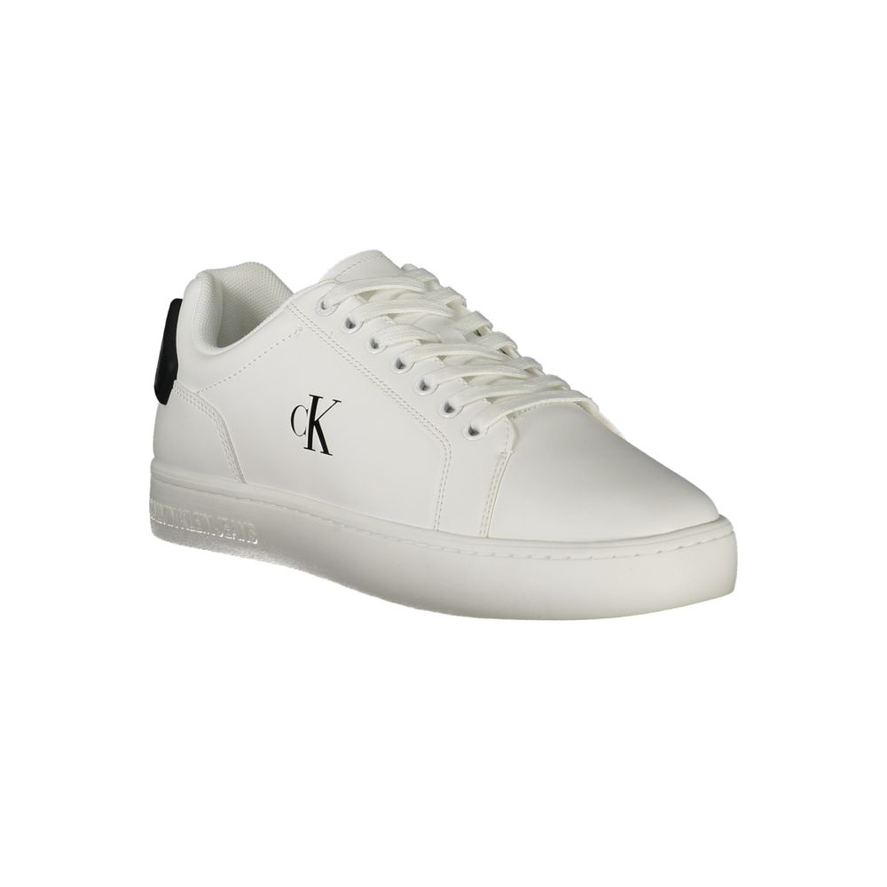 Calvin Klein Λευκό Πολυουρεθανικό Sneaker