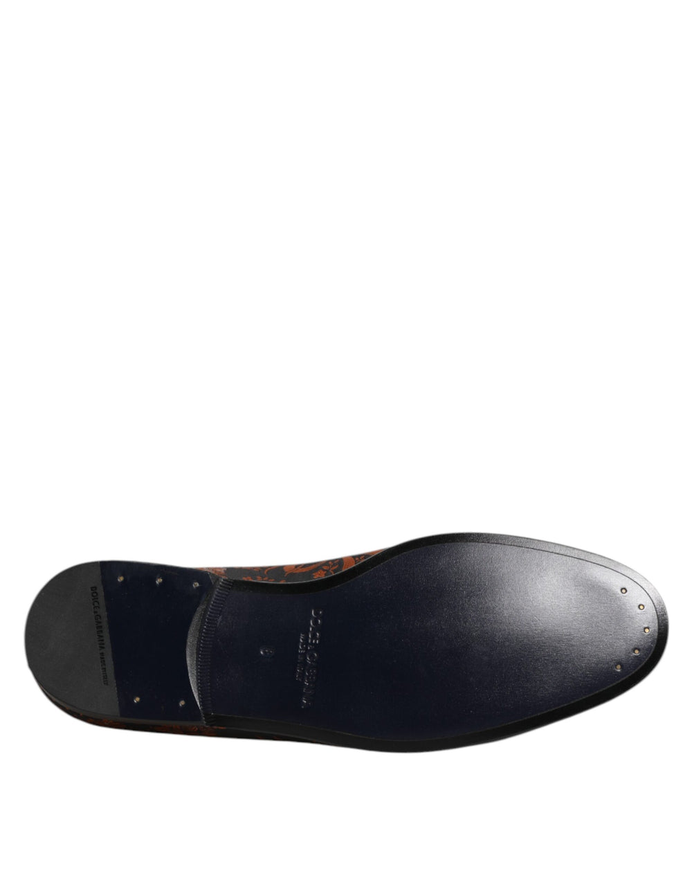 Dolce & Gabbana Floral Jacquard Slip-On Loafers in Black