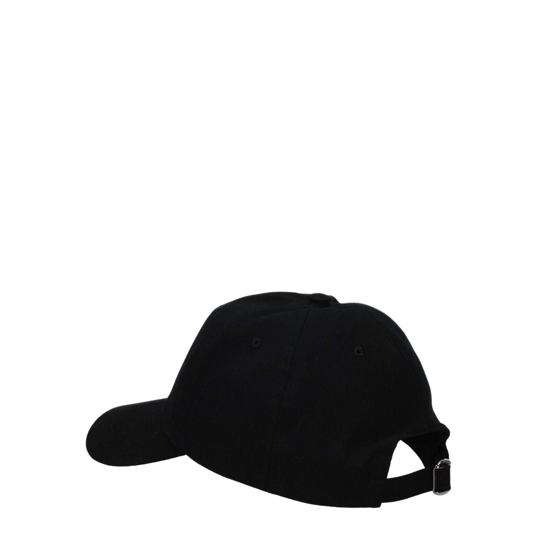 Valentino Garavani Black Cotton Baseball Cap