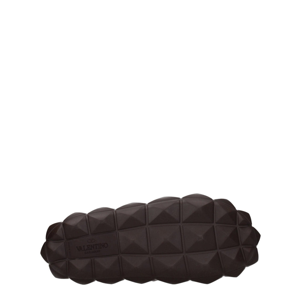 Βαμβακερά slippers Valentino Garavani σε Καφέ