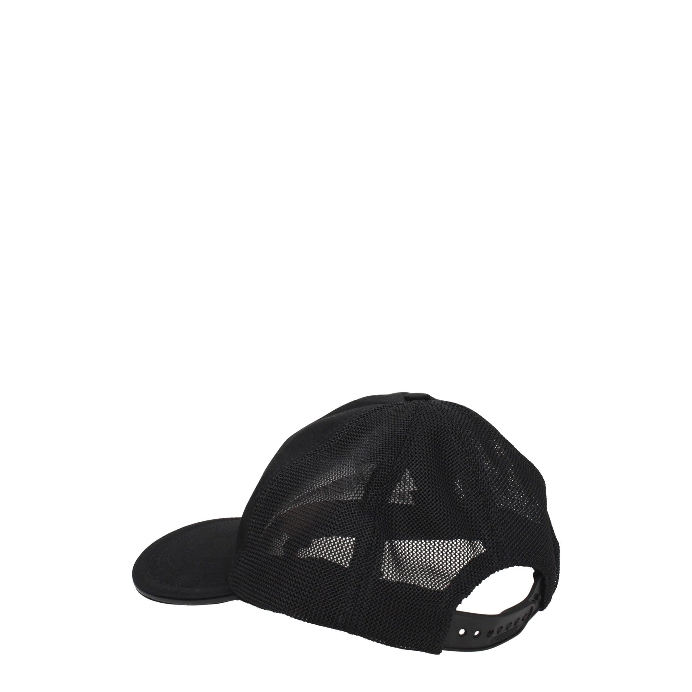 Burberry Black Cotton Baseball Cap