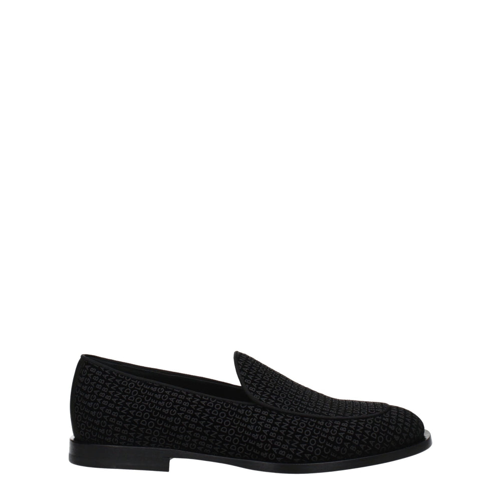 Black Velvet Slip-On Loafers mens luxury fashion - Mens Edit