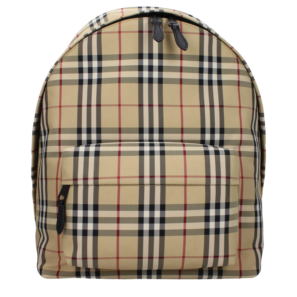 Burberry Fabric Backpack in Beige