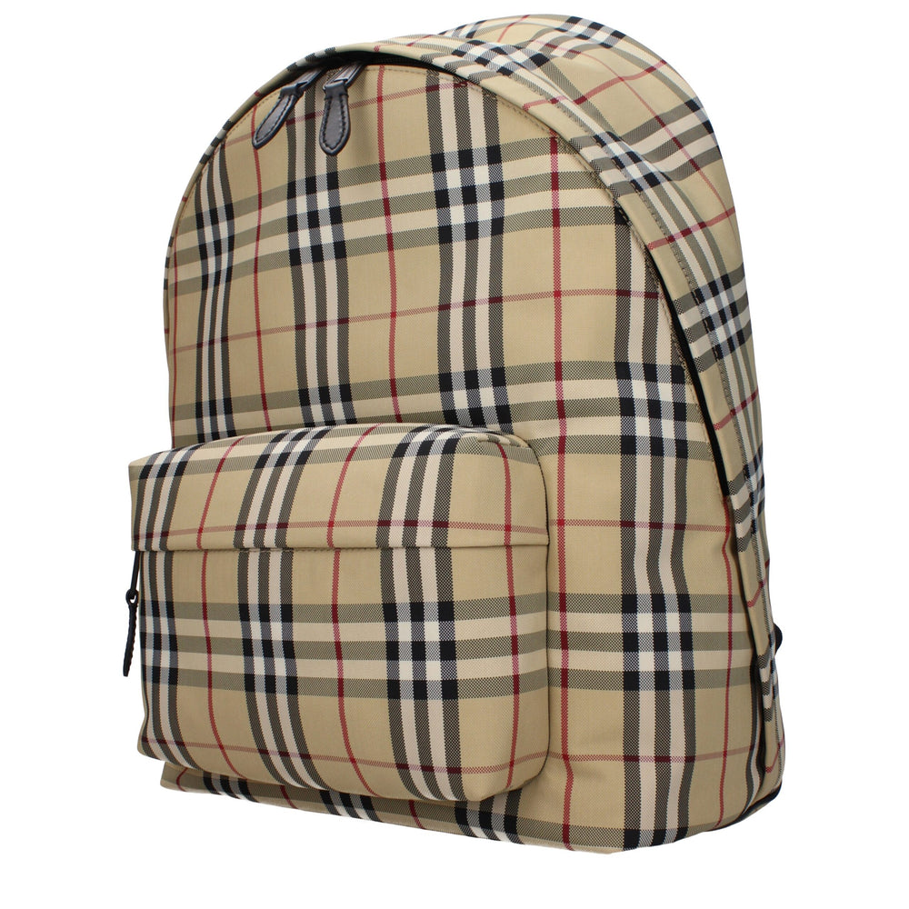 Burberry Fabric Backpack in Beige