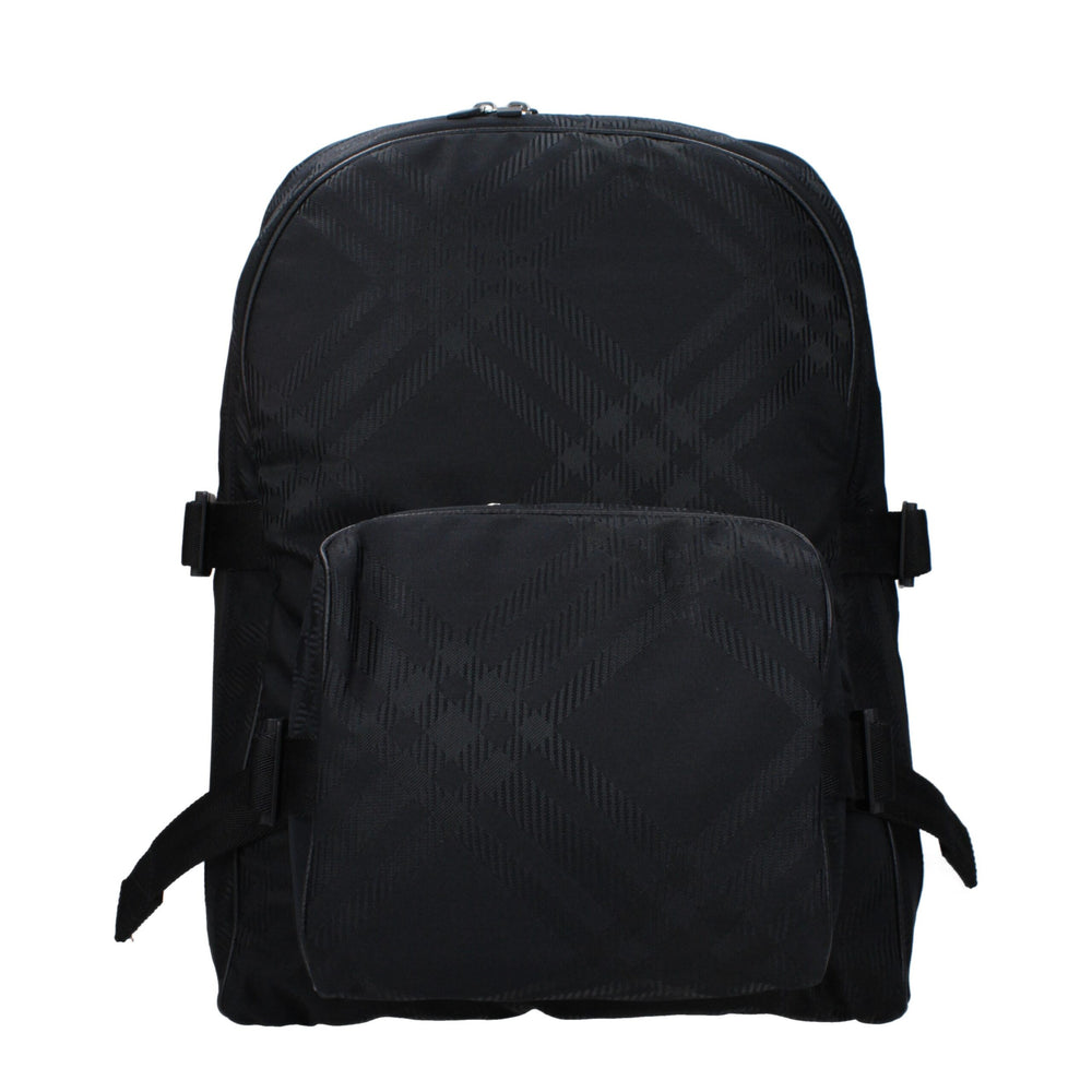 Burberry Fabric Backpack in Black