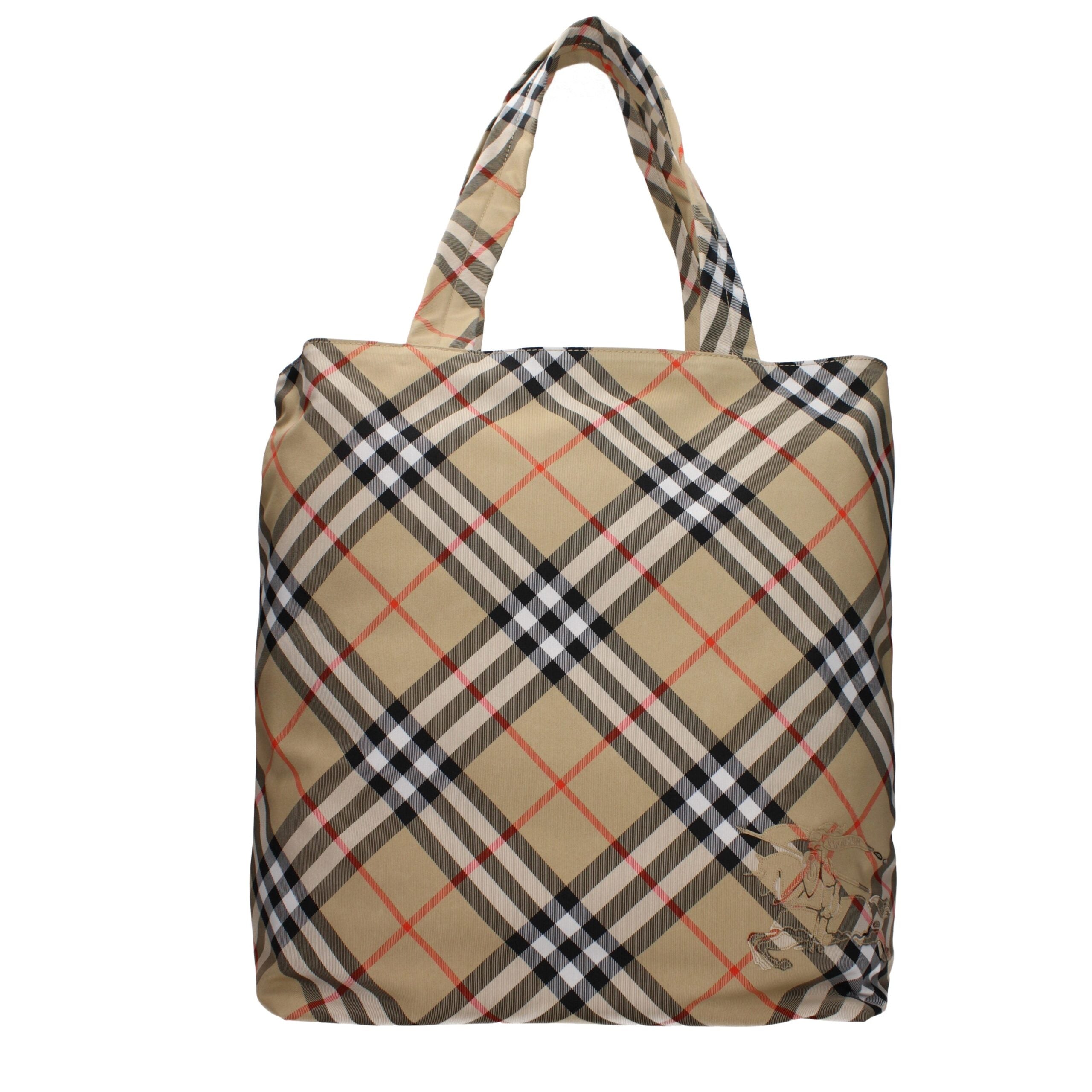 Burberry Fabric Shoulder Bag in Beige