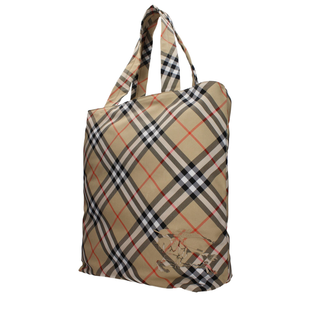 Burberry Fabric Shoulder Bag in Beige