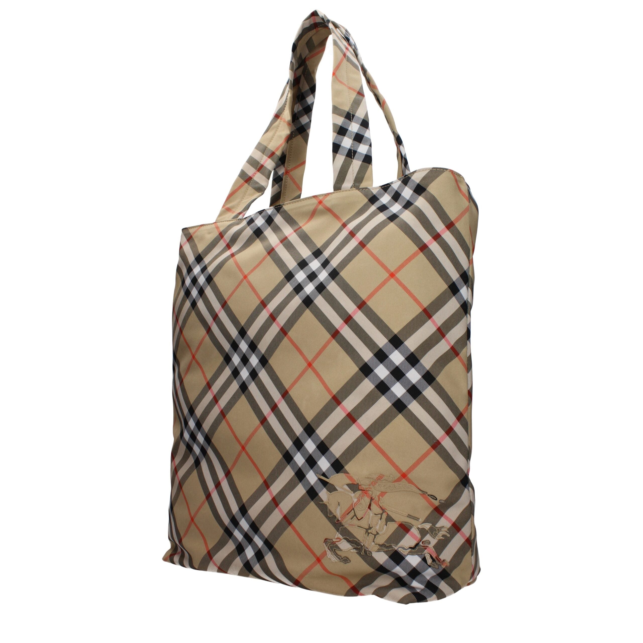 Burberry Fabric Shoulder Bag in Beige