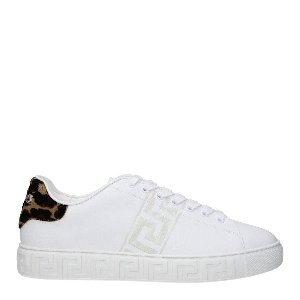 Versace White Leather Men's Low Top Sneakers Style 2 - Luxury Designer | Mens Edit