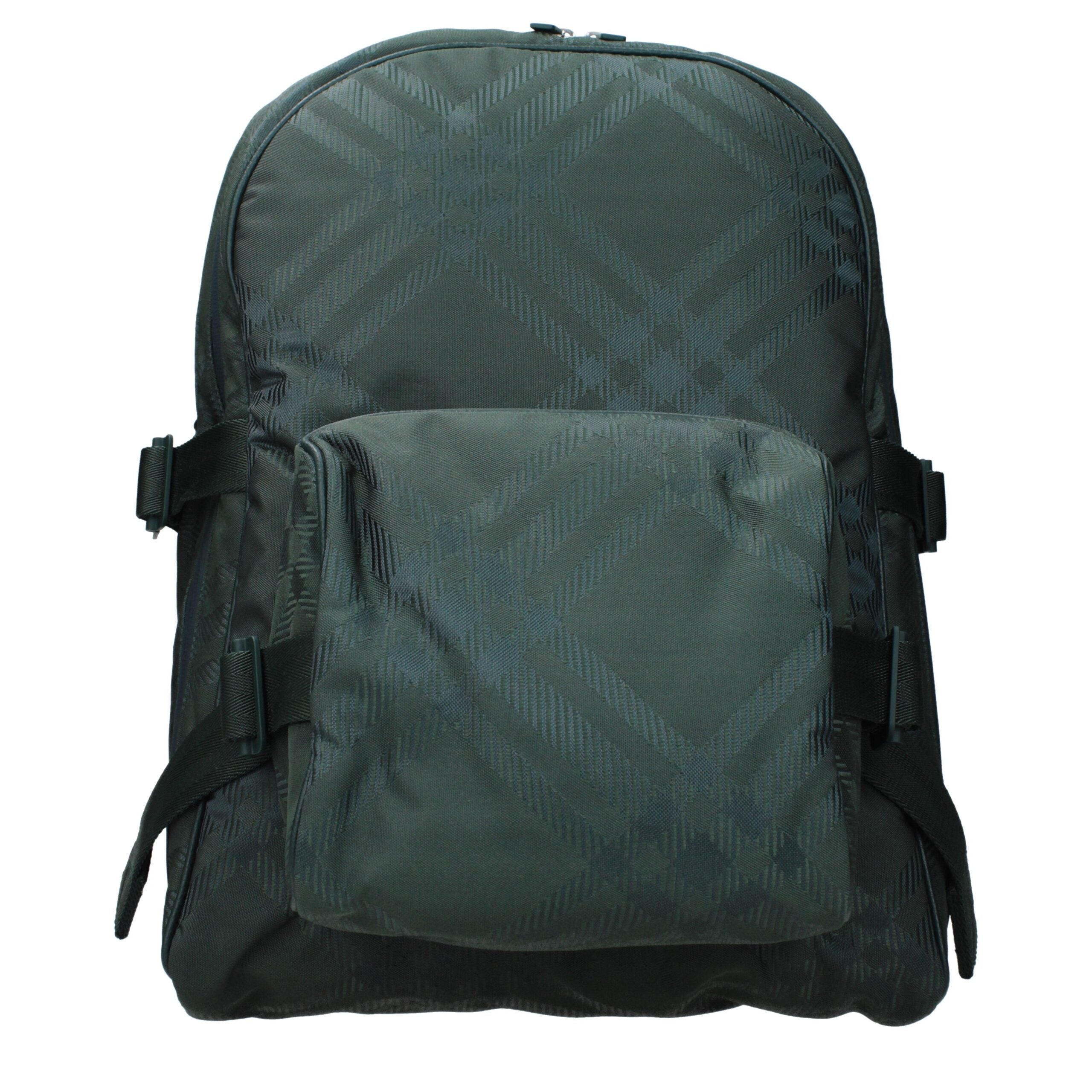 Burberry Fabric Backpack in Green