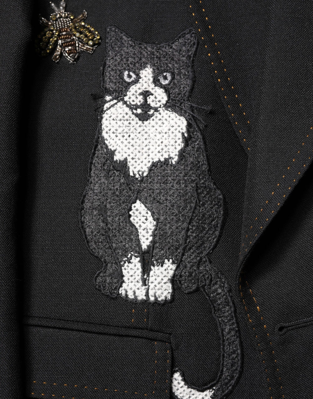 Dolce & Gabbana Wool-Mohair Blazer in Black