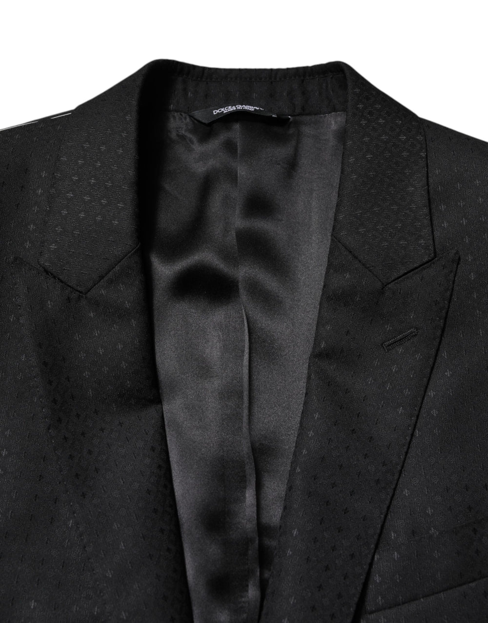 Dolce & Gabbana Virgin Wool Blend Two-Piece Suit in Black