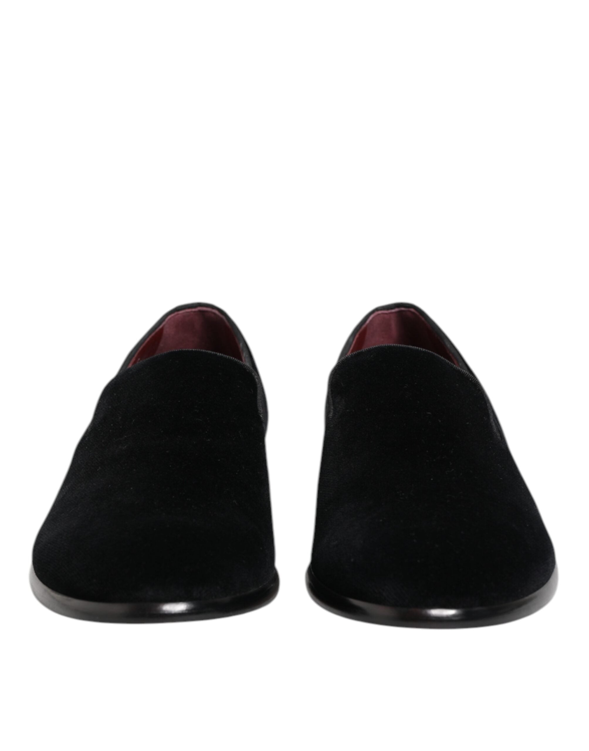 Black Velvet Loafers Formal Men Dress Shoes mens luxury fashion - Mens Edit