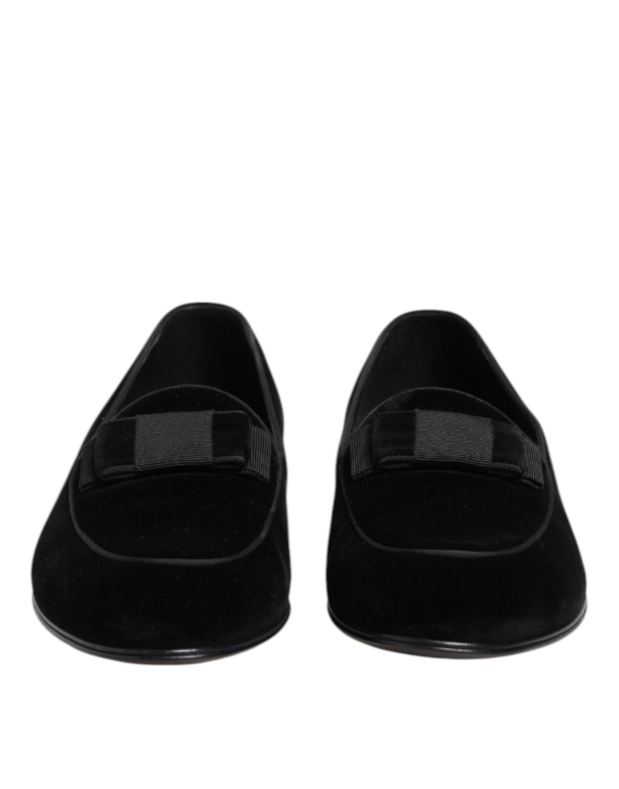 Dolce & Gabbana Loafers από Βελούδο σε Μαύρο