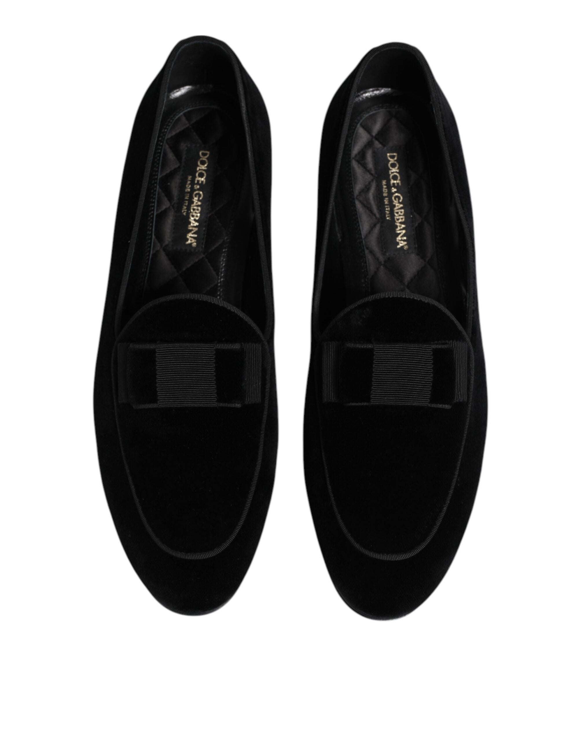 Dolce & Gabbana Loafers από Βελούδο σε Μαύρο
