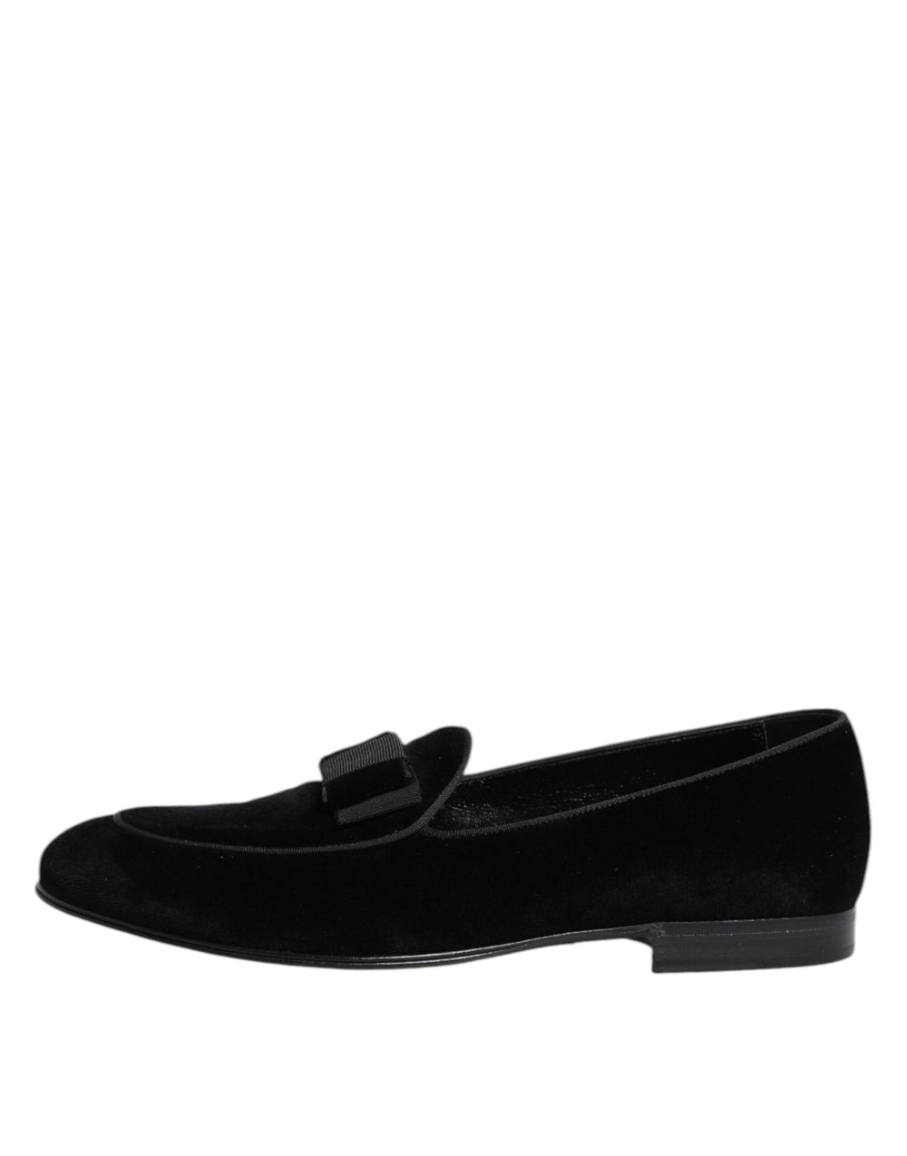 Dolce & Gabbana Velvet Loafers in Black
