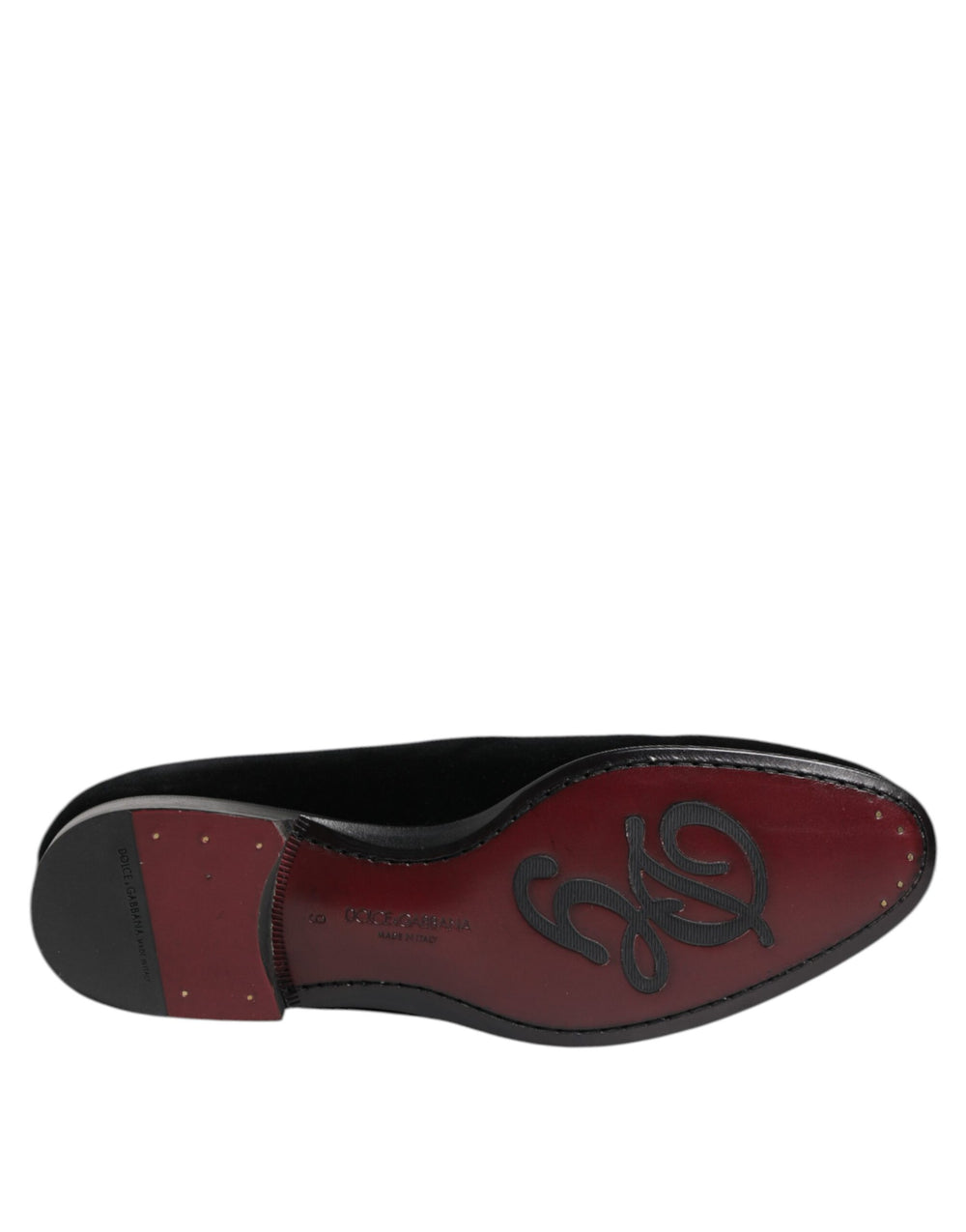 Dolce & Gabbana Velvet Loafers in Black