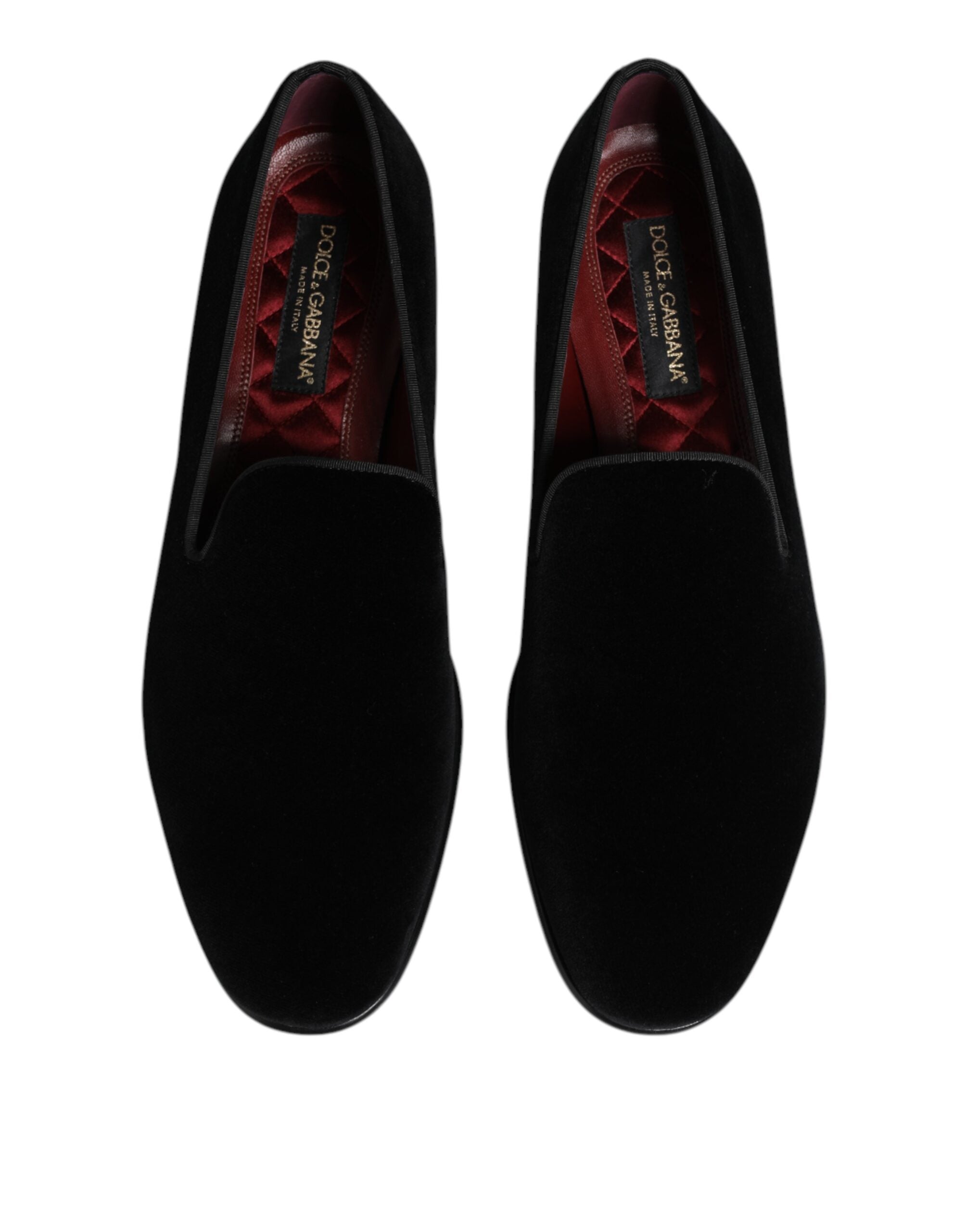 Dolce & Gabbana Loafers από Βελούδο σε Μαύρο