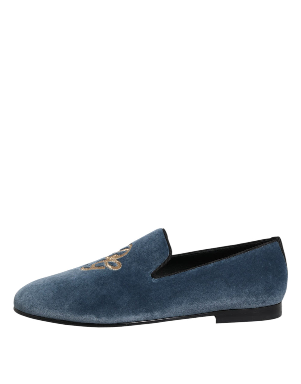Dolce & Gabbana Velvet Loafers in Blue