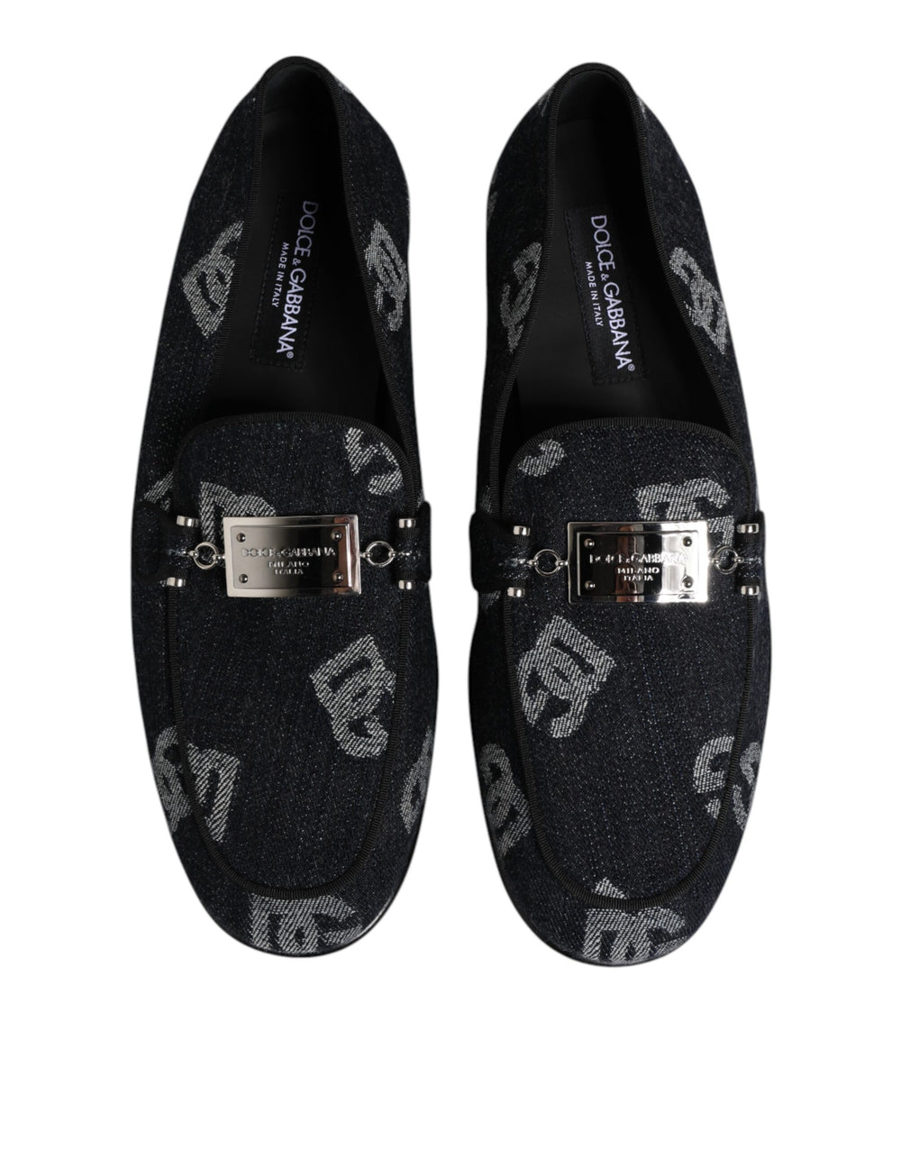 Dolce & Gabbana Cotton Loafers in Blue