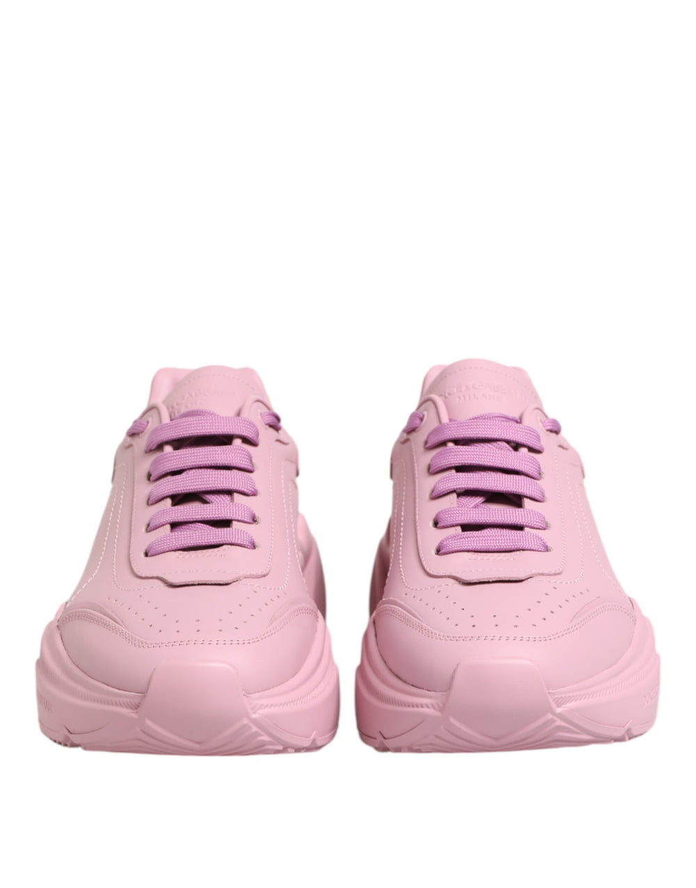 Dolce & Gabbana Calfskin Leather Daymaster Low Top Sneakers in Pink mens luxury fashion - Mens Edit