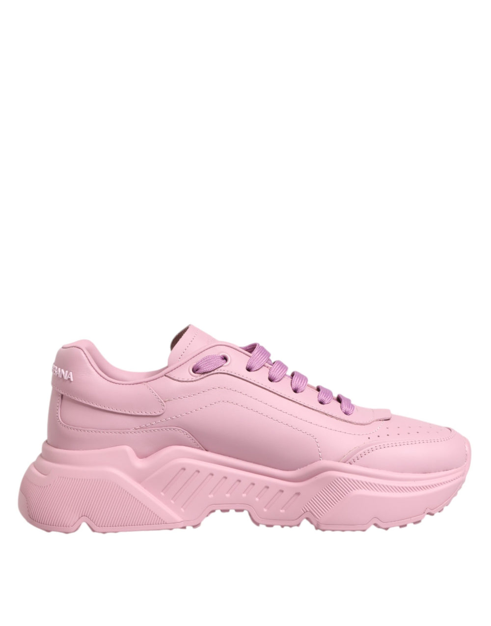 Dolce & Gabbana Calfskin Leather Daymaster Low Top Sneakers in Pink