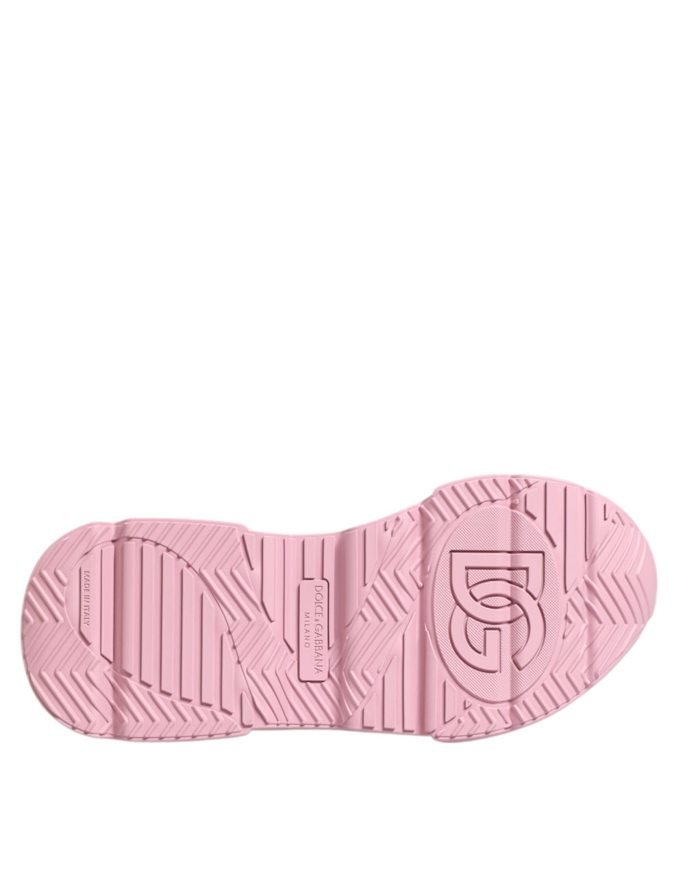 Dolce & Gabbana Calfskin Leather Daymaster Low Top Sneakers in Pink