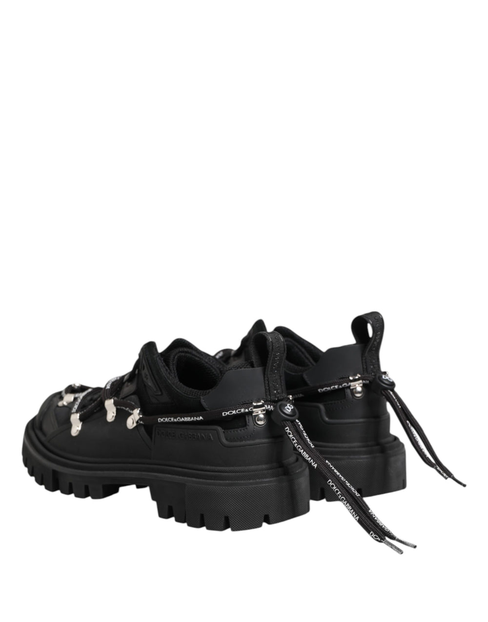 Dolce & Gabbana Low Top Lace-Up Trekking Sneakers in Black