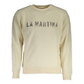 La Martina White Cotton Men's Jersey Sweatshirt - Designer | Mens Edit