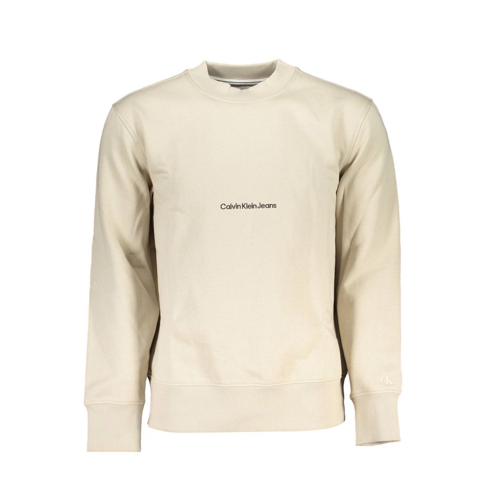 Beige Cotton Men Sweatshirt mens luxury fashion - Mens Edit