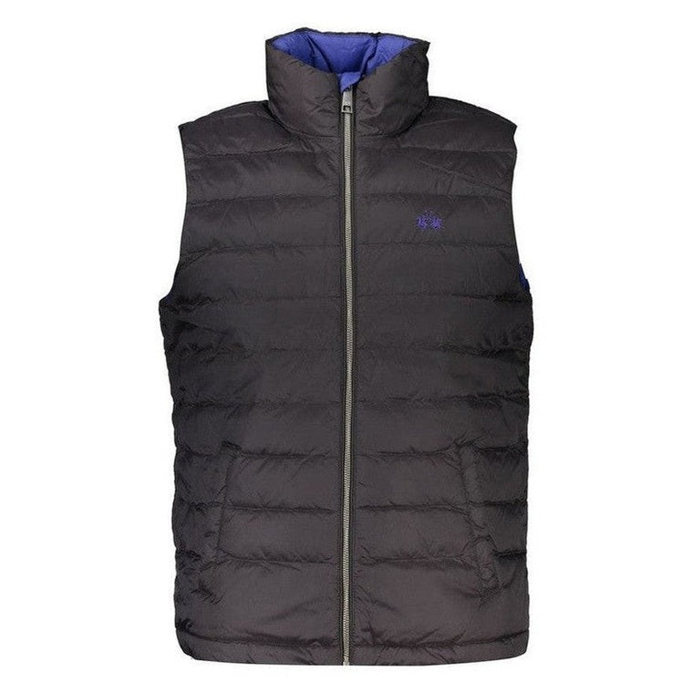 La Martina Black Polyamide Men's Lightweight Jacket - Designer | Mens Edit