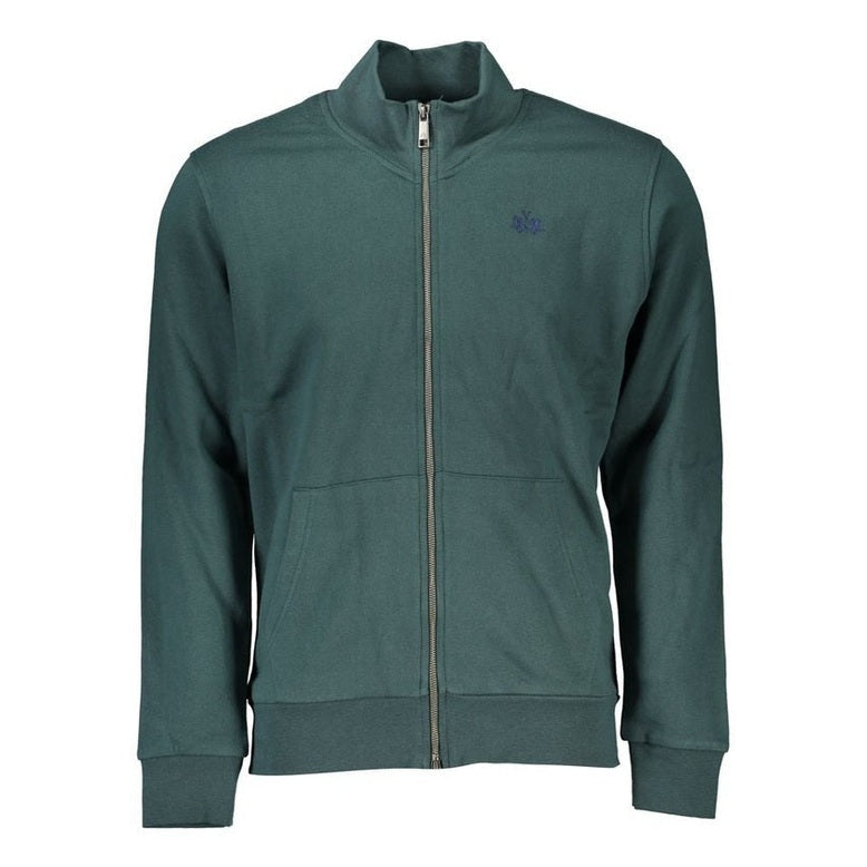 La Martina Green Cotton Men's Sweatshirt - Luxury Designer | Mens Edit
