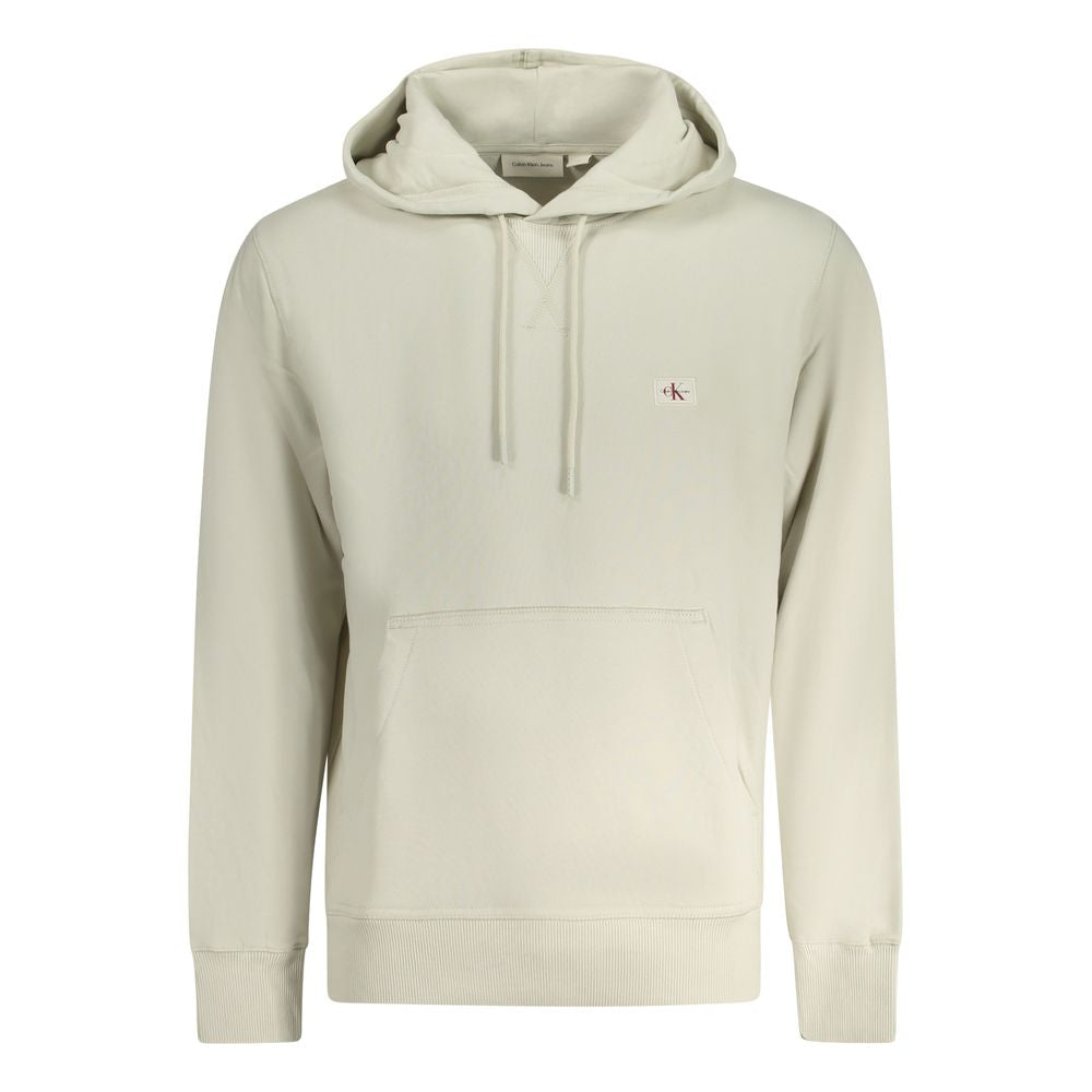 Beige Cotton Men's Hoodie mens luxury fashion - Mens Edit