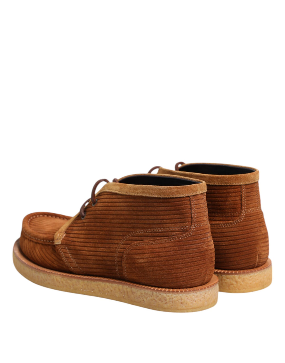 Dolce & Gabbana Suede Nubuck Leather Desert Ankle Boots in Brown