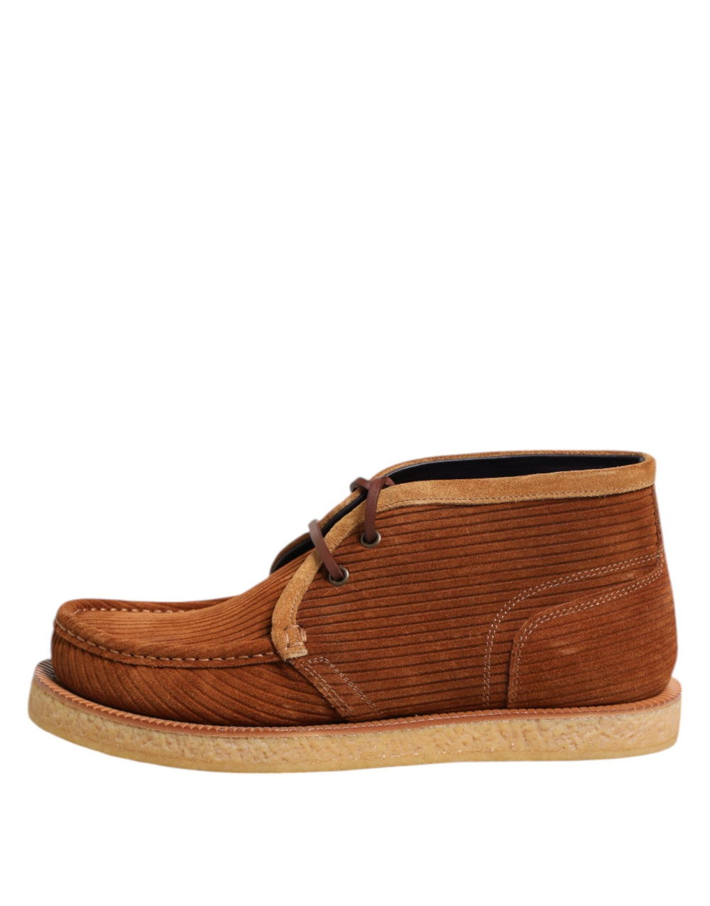Dolce & Gabbana Suede Nubuck Leather Desert Ankle Boots in Brown