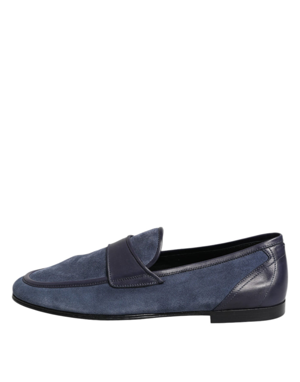 Dolce & Gabbana Calfskin Leather Loafers in Blue